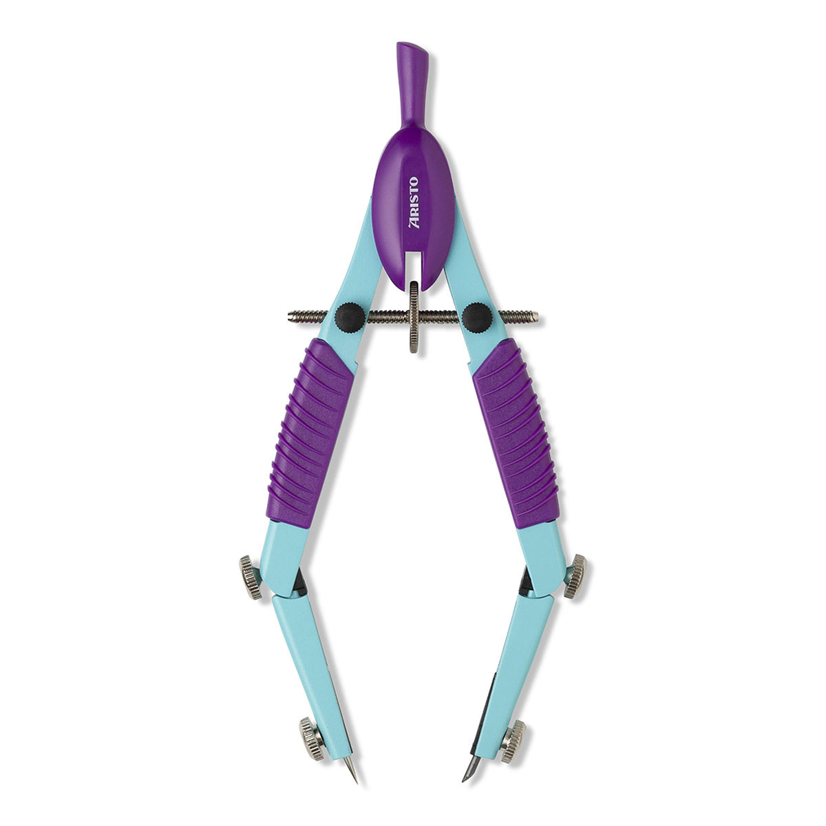 Aristo-TopLine-Schulzirkel-Linkshaender-Rechtshaender-hellblau-lila-ar5577619-gewinkelt-lafueliki