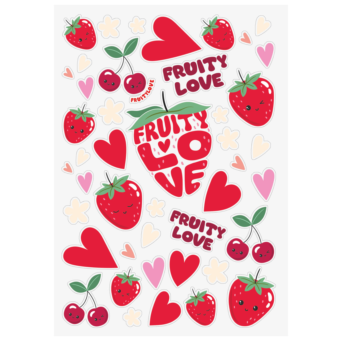 BRUNNEN Freundebuch · Fruity Love · für Mädchen