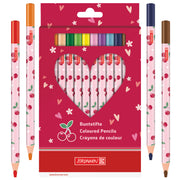 BRUNNEN Jumbo Dreikant Buntstifte 12er Set · Fruity Love