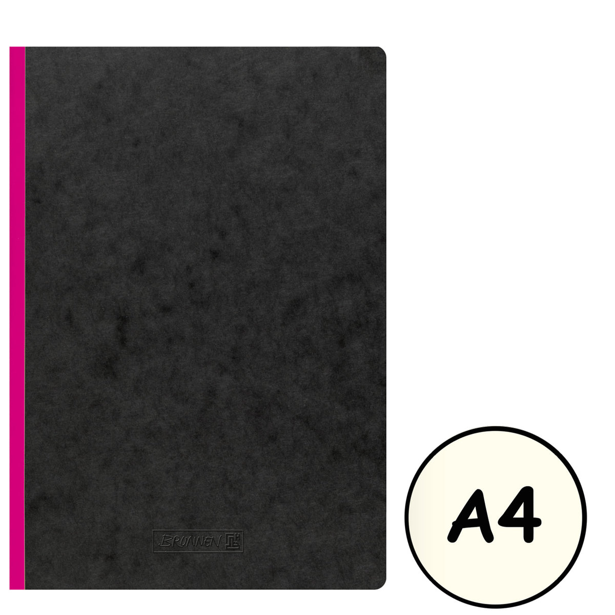 Brunnen-Kladde-FACT-plus-blanko-A4-pink-104347095-lafueliki