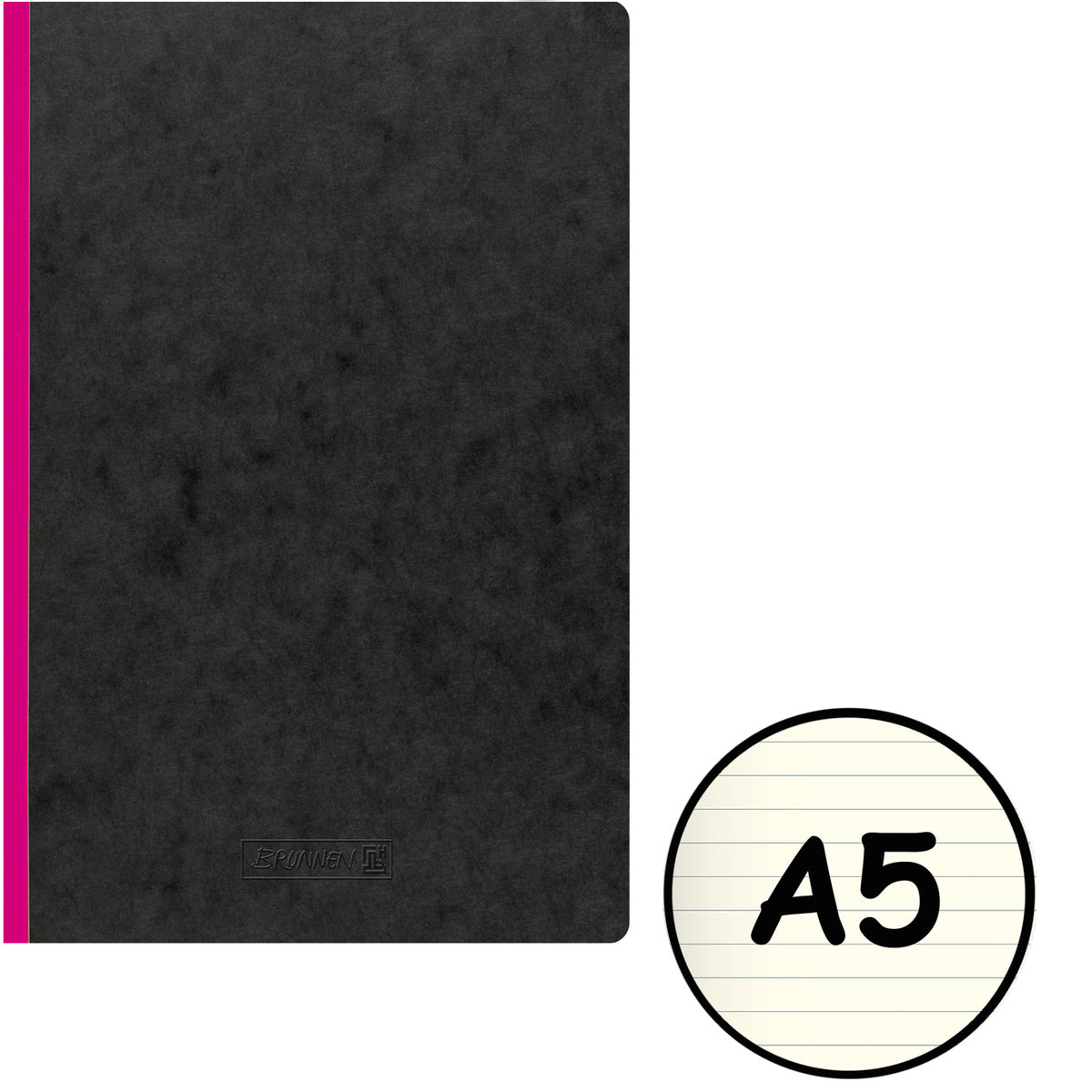 Brunnen-Kladde-FACT-plus-liniert-A5-pink-104357295-lafueliki