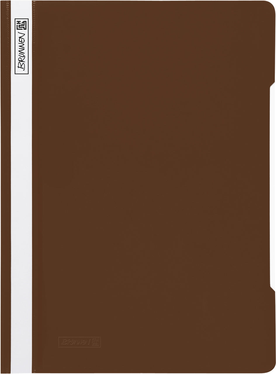 Brunnen-Schnellhefter-Kunststoff-Plastik-braun-102011079-lafueliki