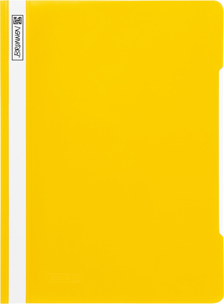 Brunnen-Schnellhefter-Kunststoff-Plastik-gelb-102011010-lafueliki