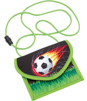 Brustbeutel-Fussball-Kinder-Busfahrkarten-Tasche