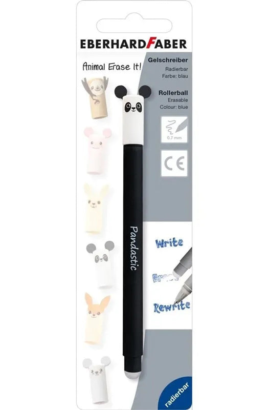 Eberhard-Faber-Animal-Erase-it-Panda-Gelschreiber-inky-Radierbar-504453107-ovp-lafueliki