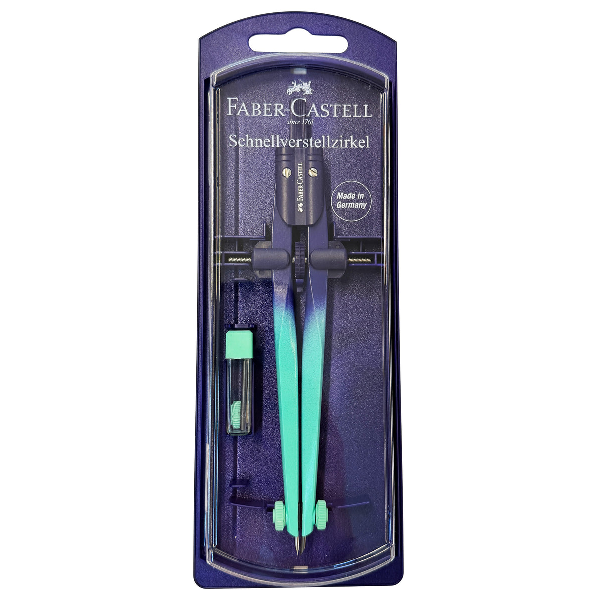 Faber-Castell Schnellverstellzirkel Stream · Flow Edition · Farbverlauf