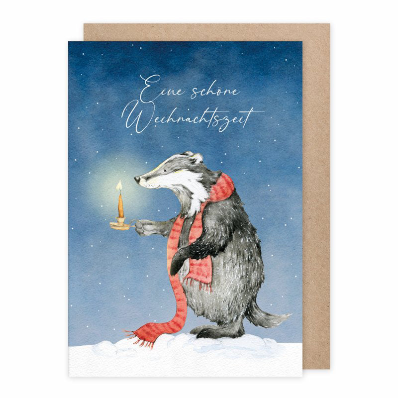 Graetz-Verlag-Doppelkarte-dachs-lafueliki