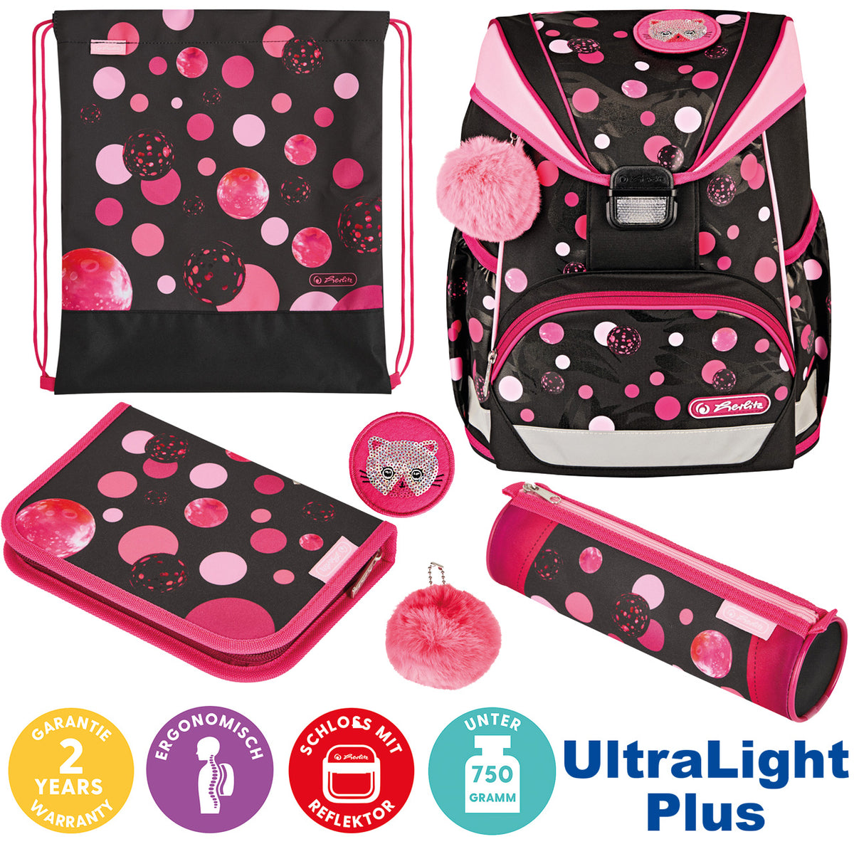 Herlitz-Schulranzen-Set-Ultra-light-Plus-cats-dots-katze-4008110347421-mit-icons-lafueliki