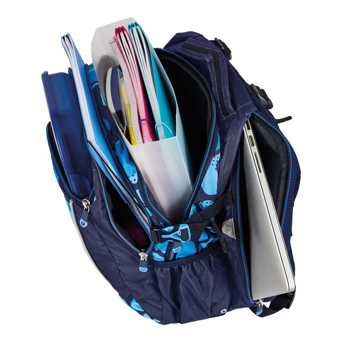 Herlitz-Schulrucksack-Ultimate-CamoBlue-50043057-viel-stauraum