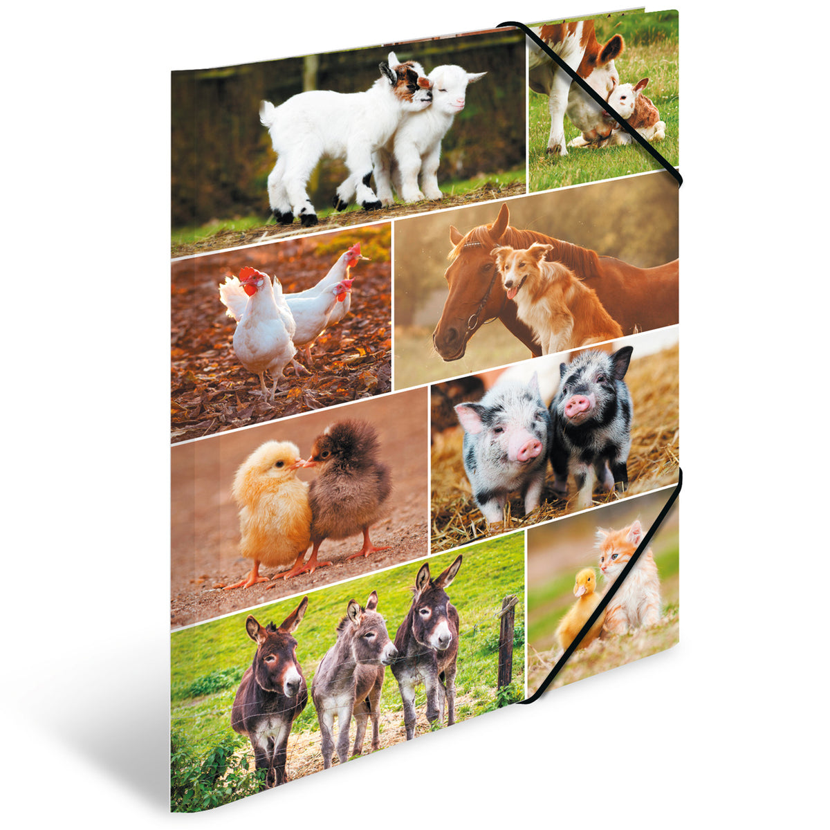 Herma-Sammelmappe-A3-Pappe-Bauernhof-Tiere-19454-lafueliki