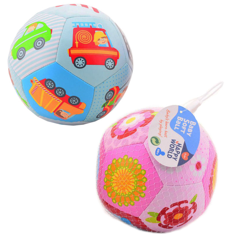 Johntoy-Baby-Softball-hellblau-rosa-Happy-World-22259-lafueliki