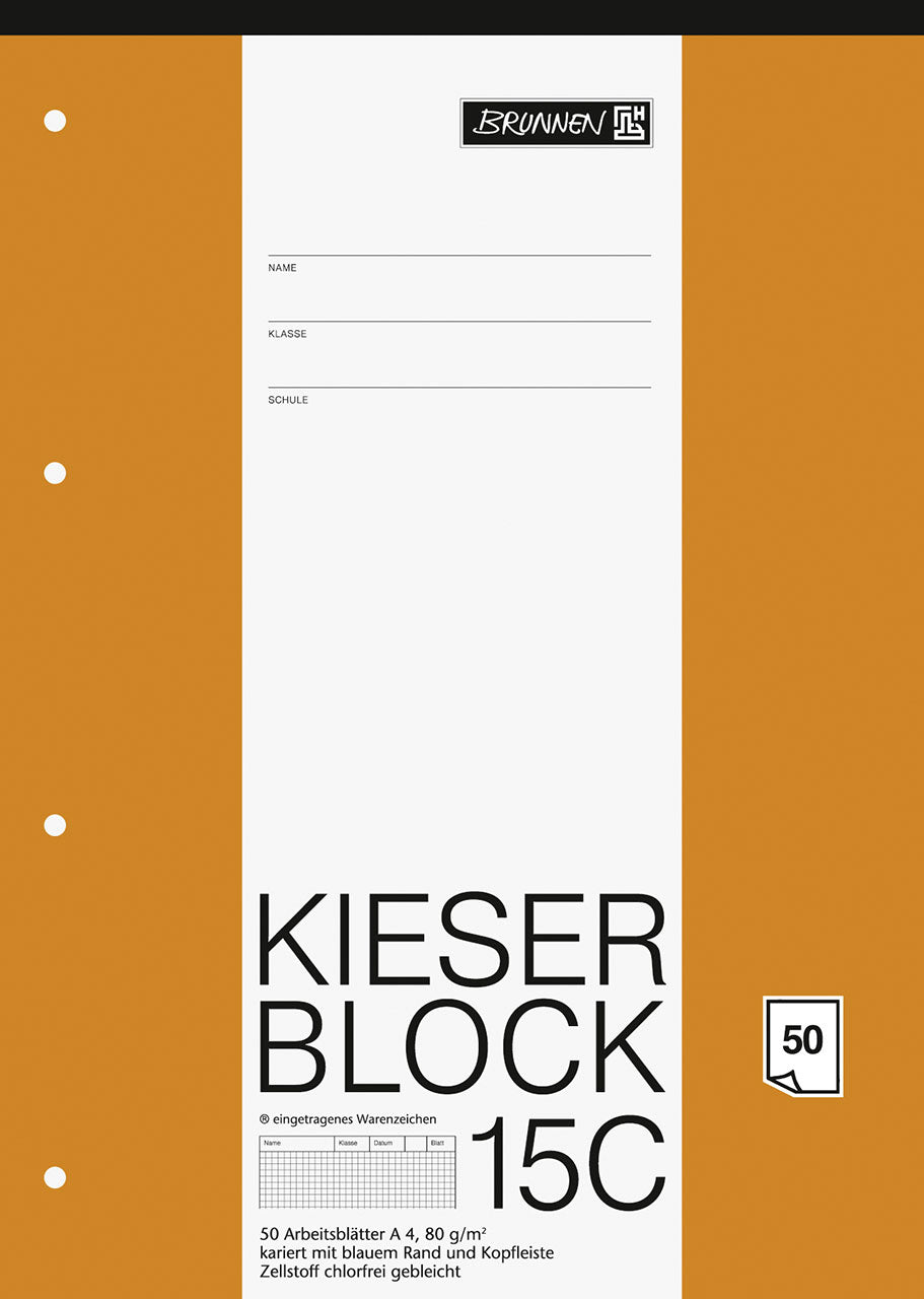 KIESER-Block-15C-Lineatur-22-1042925