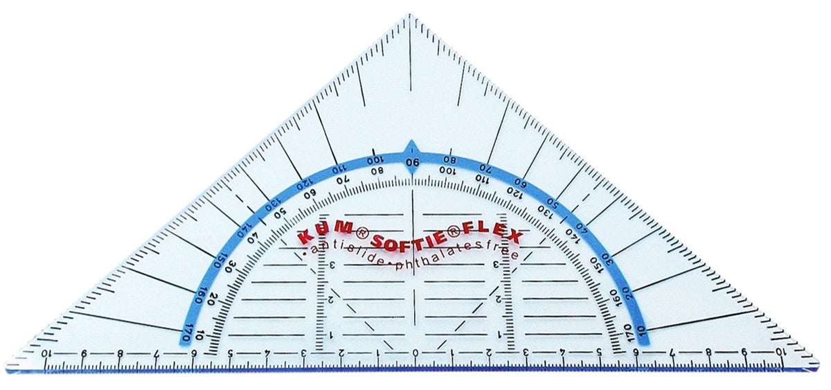 Kum-Geodreieck-22cm-softie-FLEX-extreme-trasparent-lafueliki
