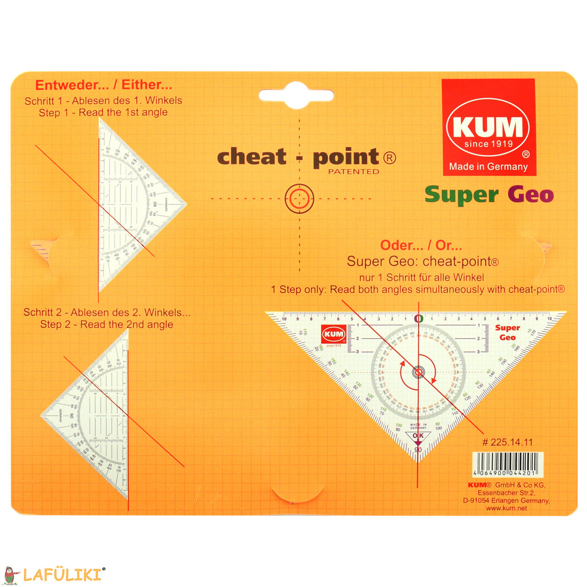 Kum-Geodreieck-Super-Geo-Stop-und-Go-System-anwendung-20cm-lafueliki