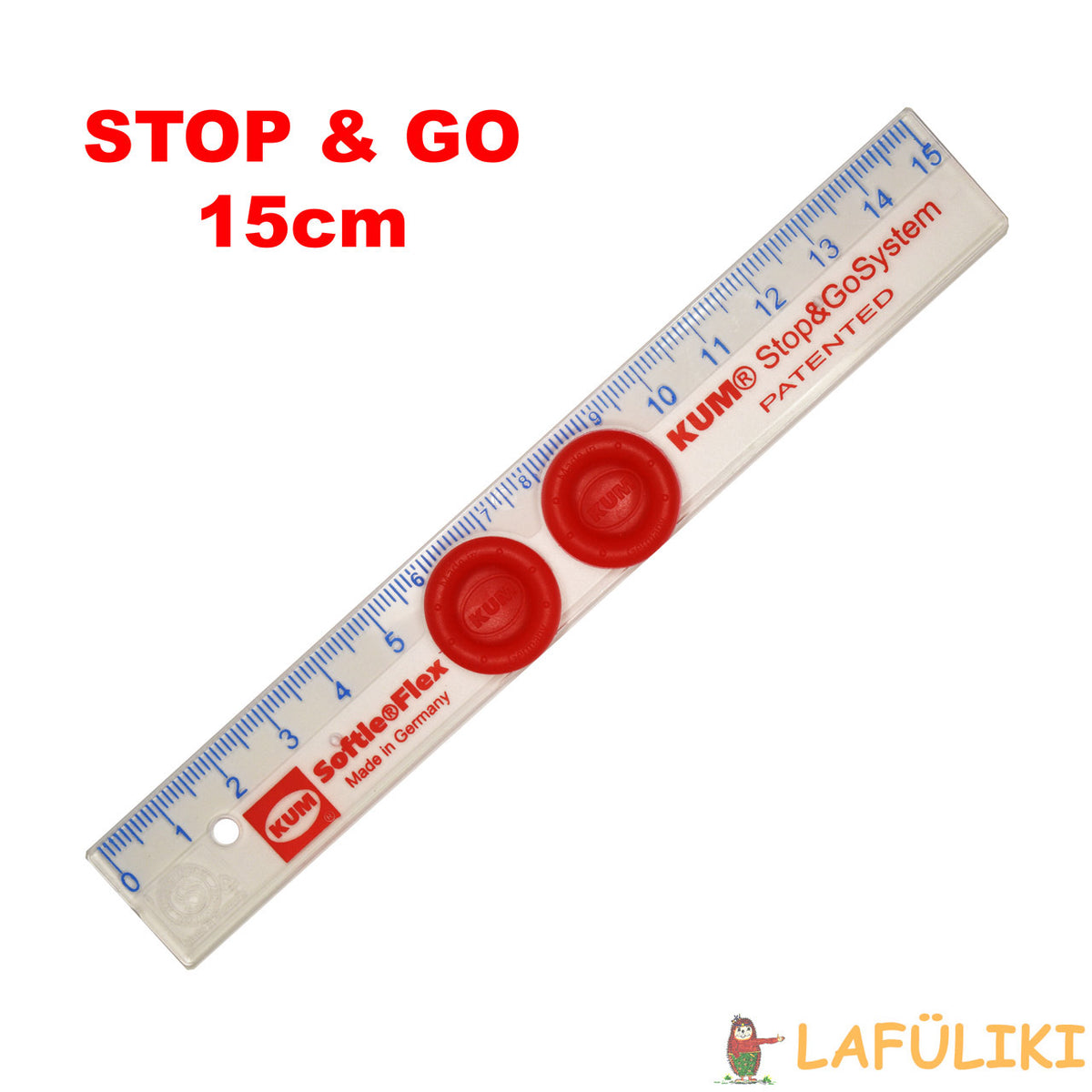 Kum-SOFTIE-FLEX-Lineal-15cm-Stop-Go-Grips