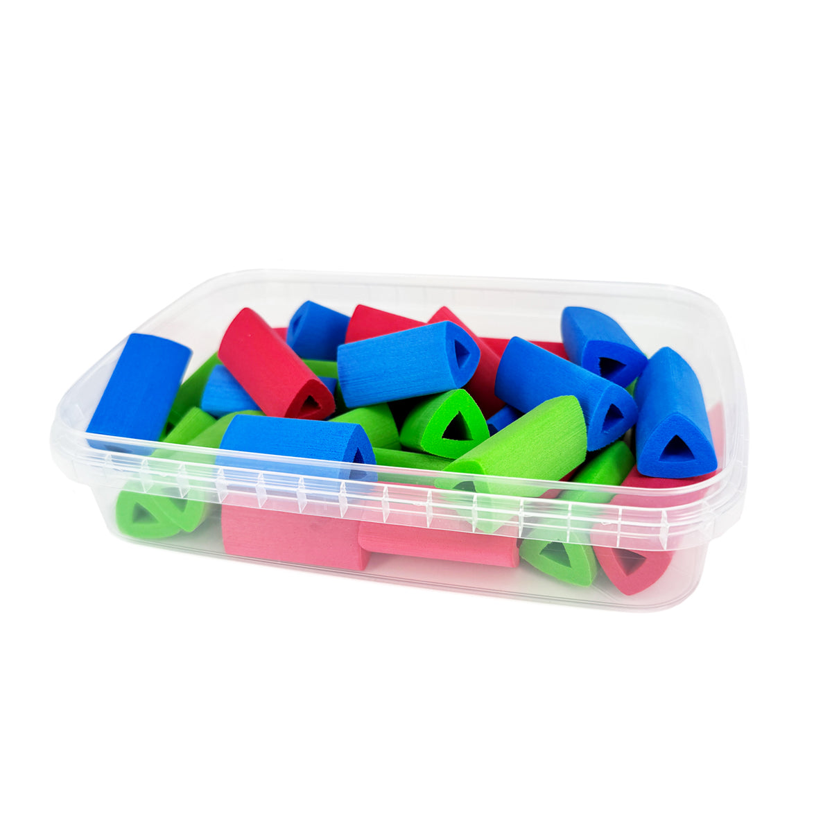 LAFueLIKI-Dreikant-Schreibhilfe-Softy-klein-Set-fuer-duenne-Ovp-offen-lafueliki