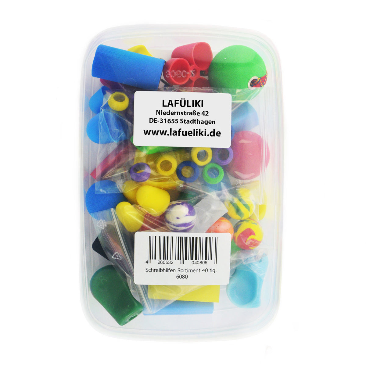 LAFueLIKI-Schreibhilfen-Sortiment-40tlg-6080-Set-ovp-Box-lafueliki-Online-Shop