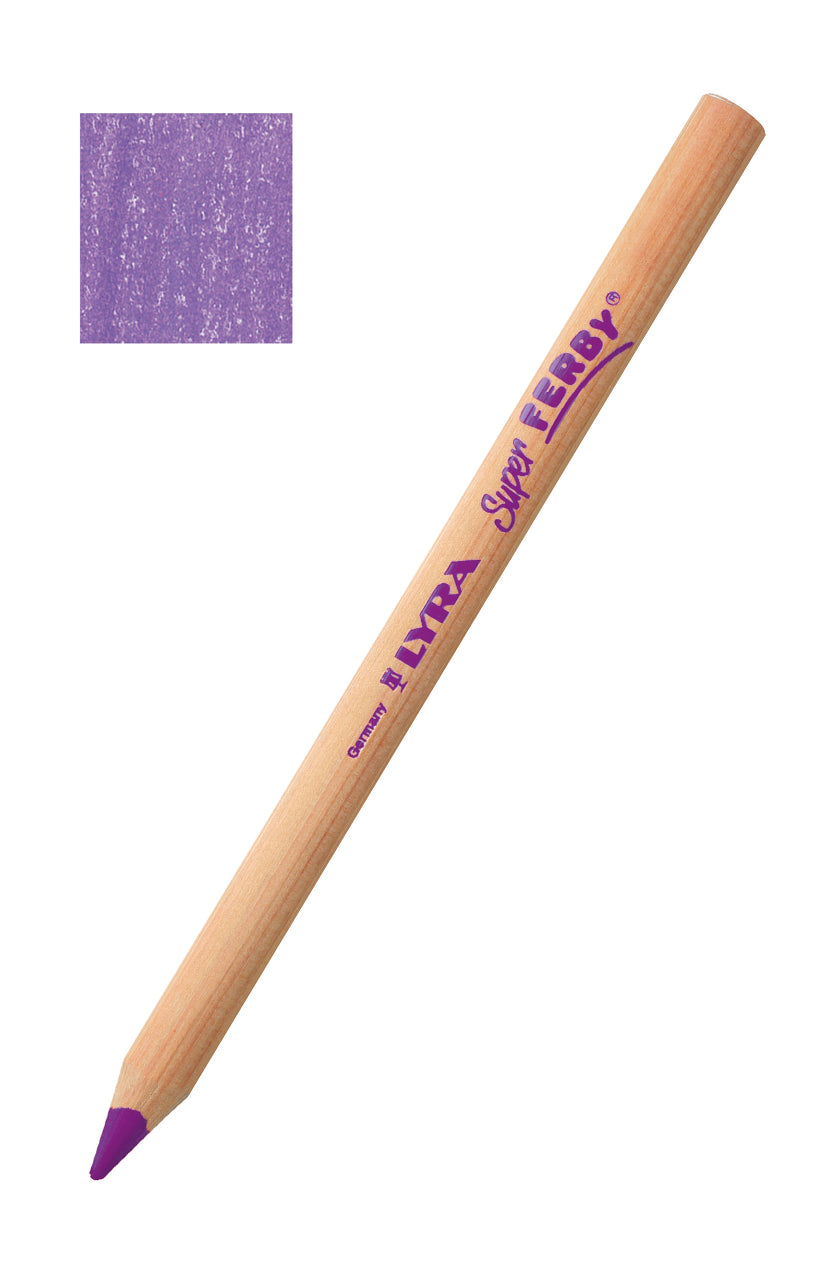 LYRA-Super-Ferby-Natur-lila-violet-Buntstift-unlackiert-Einzelstift-L3710038-4084900450109-kaufen-lafueliki