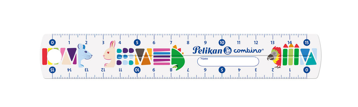 Lineal-Combino-15-cm-pelikan-combino-lafueliki