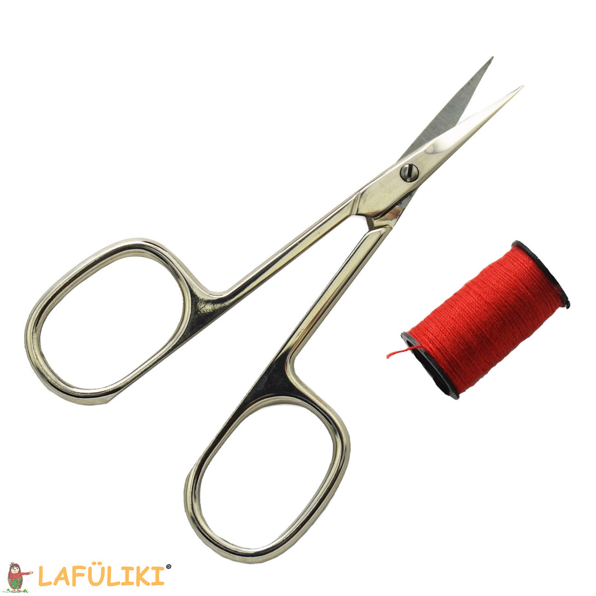Linkshaender-Stickschere-gerade-Fadenschere-Garn-Schere-LH-lafueliki
