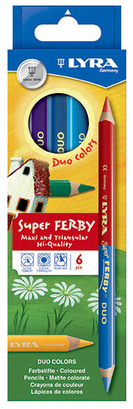 Lyra-Super-Ferby-Duo-6er-Set-12-Farben