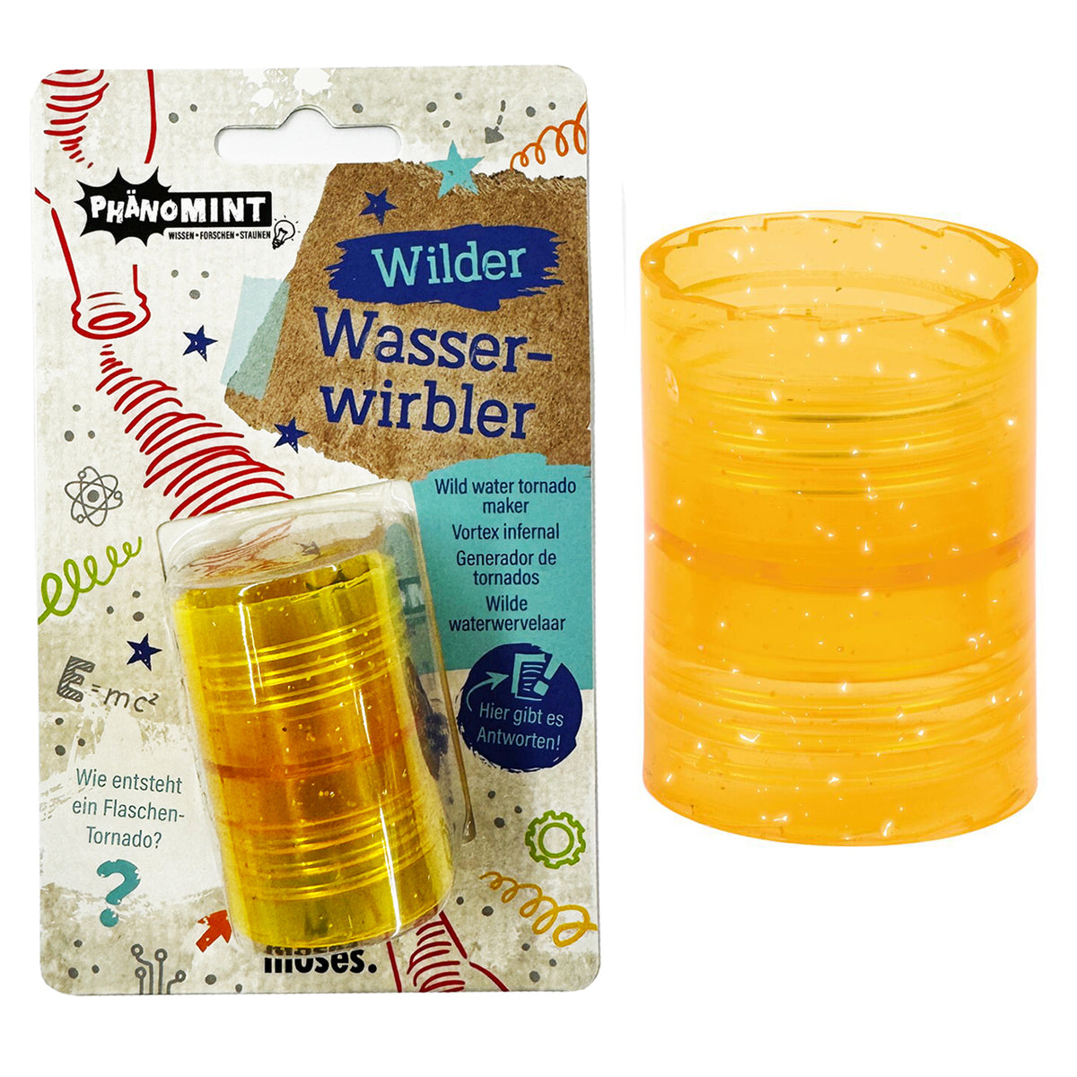 Moses-Verlag-Wasserwirbler-Tornado-Tube-gelb-Flaschenverbinder-30323-online-kaufen-lafueliki