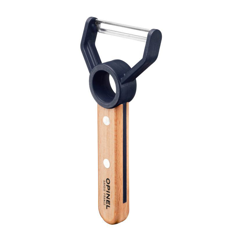 Opinel-Kinder-Le-Petit-Chef-3-tlg-Schaeler-schwarz-blau-seitlich-3123840026058-lafueliki