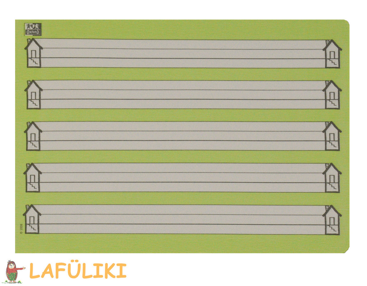 Oxford-Schreiblernheft-Linie-0-DinA5-quer-lineatur-null