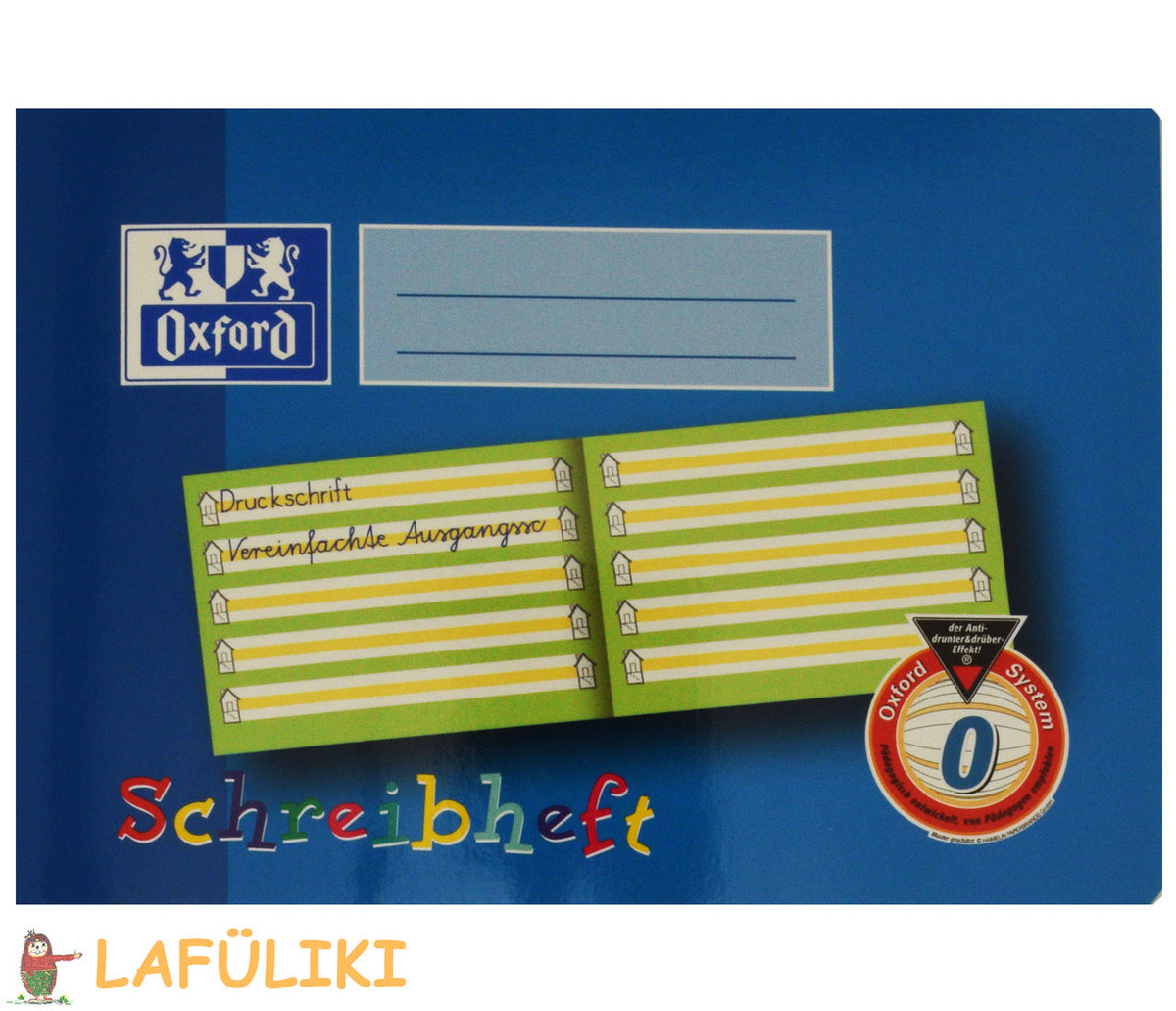 Oxford-Schreiblernheft-Linie-0-DinA5-quer-mittelband