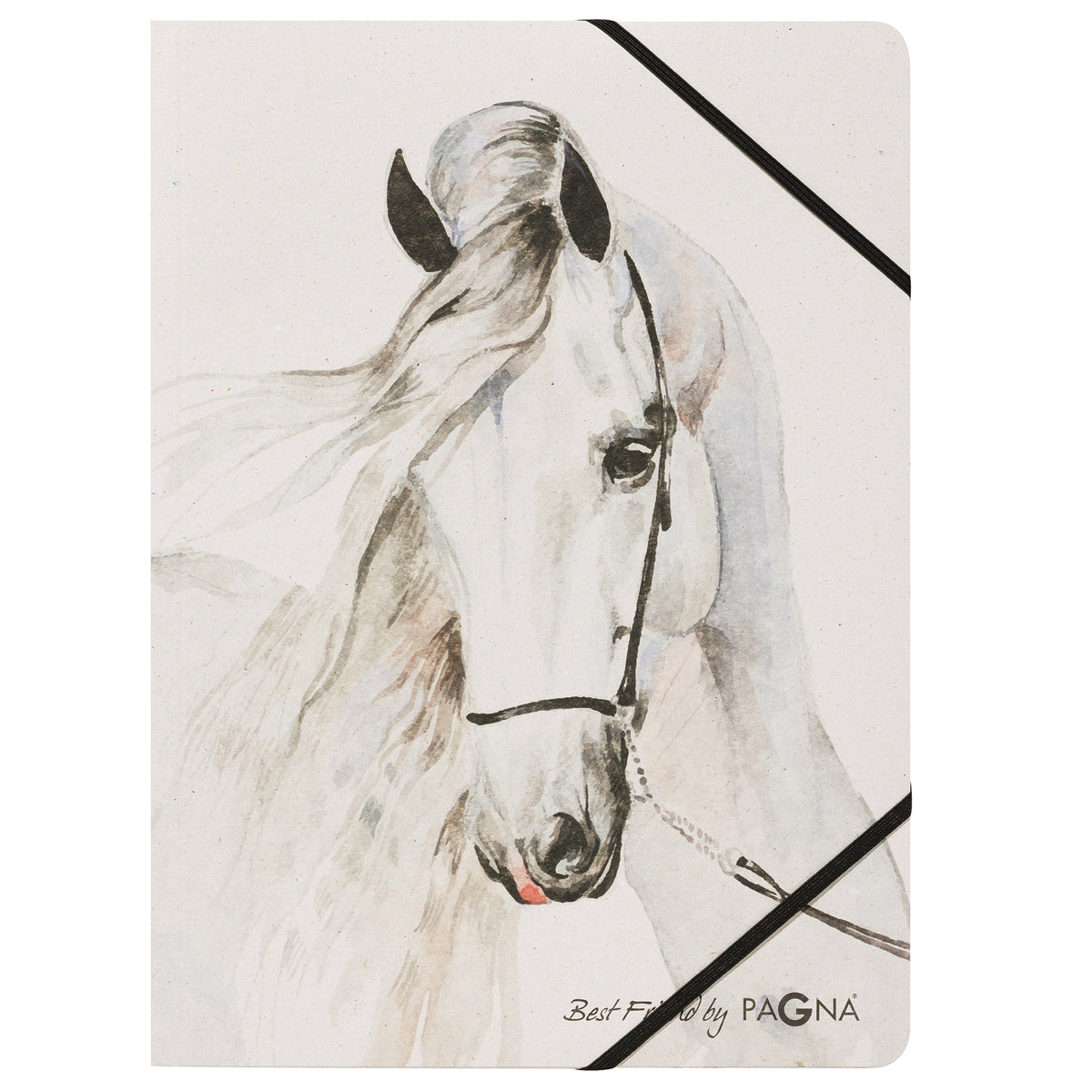 PAGNA Sammelmappe A4 · Pferd weiß · Best Friend