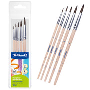 Pelikam-Starter-Set-haarpinsel-701549-rund-kurzer-stiel-Schulpinsel-kaufen