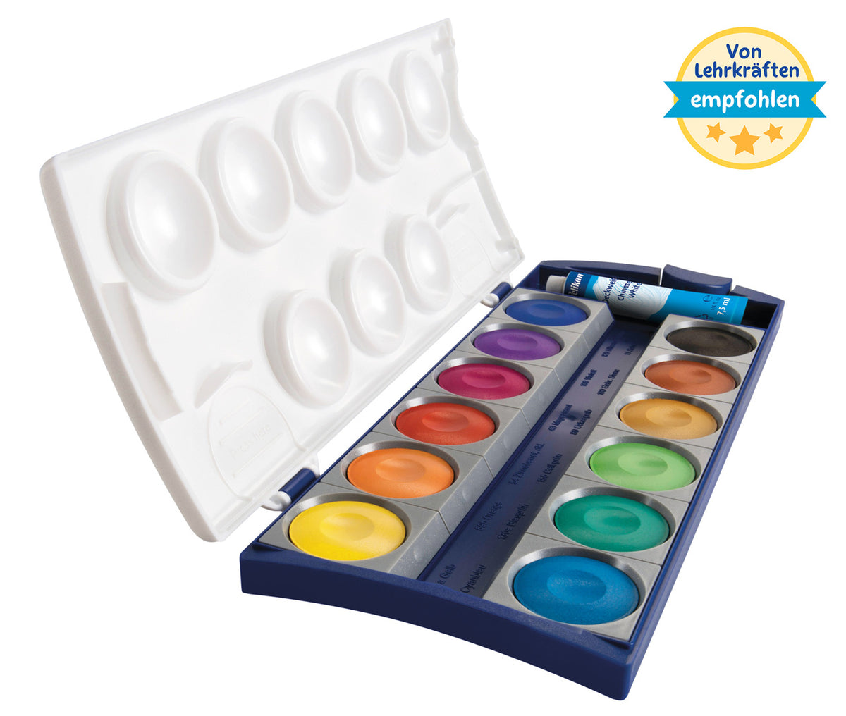 Pelikan-Deckfarbkasten-K12-malkasten-12-farben-oeffen-lafueliki