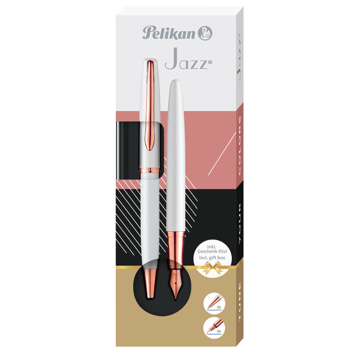 Pelikan-Jazz-Noble-Elegance-pearl-rose-Set-Fuellhalter-und-Kugelschreiber-im-Etui-ovp-online-kaufen-lafueliki