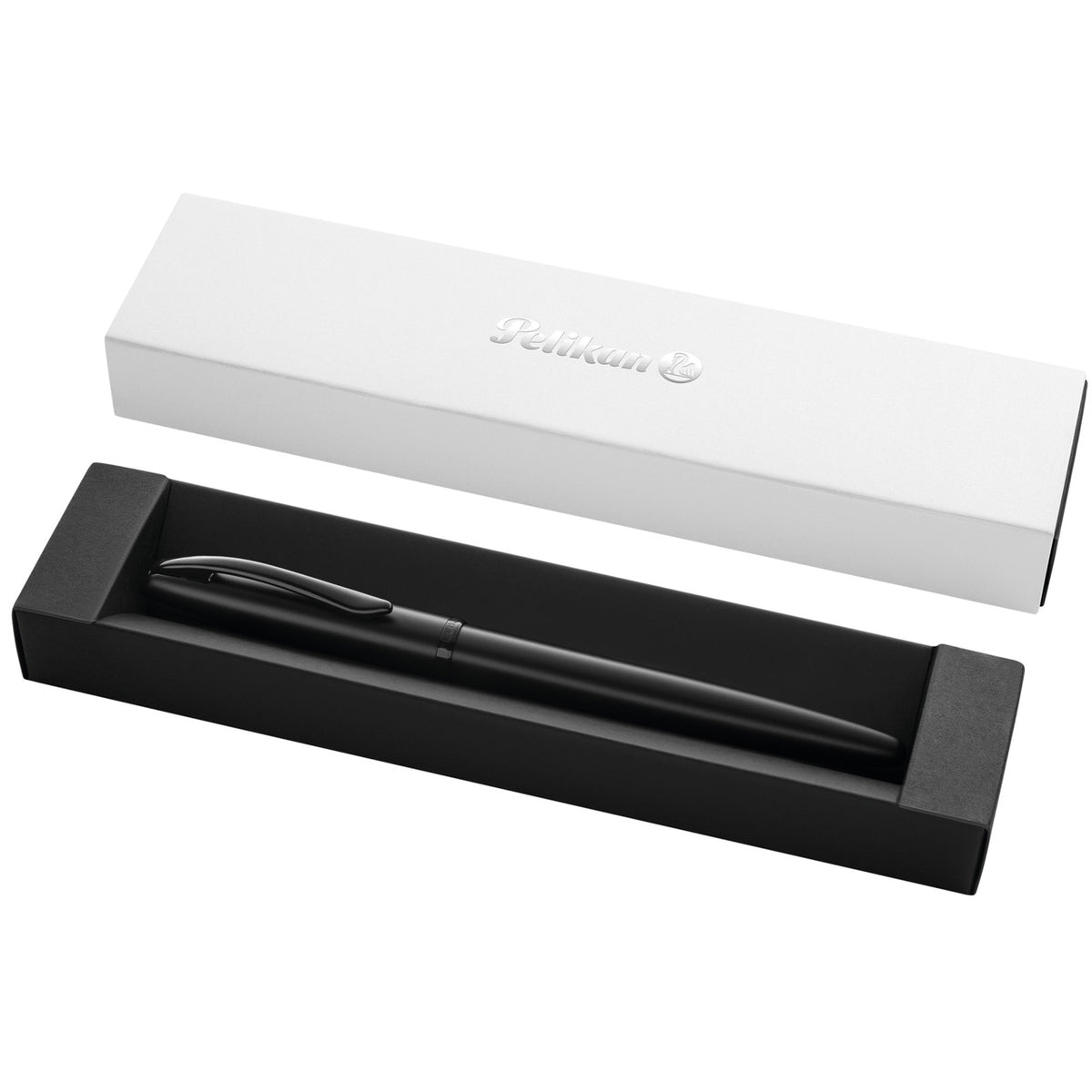 Pelikan-Jazz-Noble-Elegance-schwarz-carbon-Fuellhalter-offen-online-kaufen-lafueliki