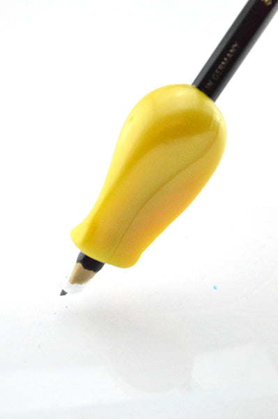 Pencil-Jumbo-Grip-Stabigrip-maxi-metallic-Stift-gelb