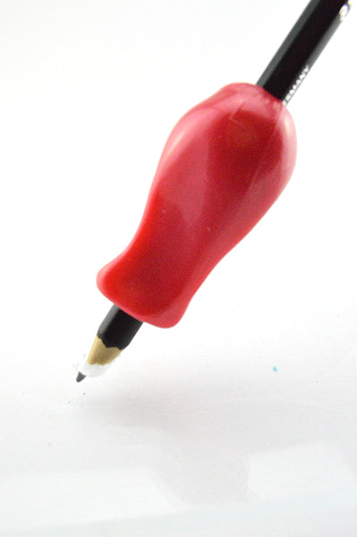 Pencil-Jumbo-Grip-Stabigrip-maxi-metallic-Stift-rot
