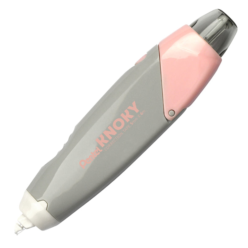 Pentel-Knoky-Korrekturroller-pastell-grau-XZTT805N-WY-Druckmechanik-Mehrweg-kaufen-lafueliki