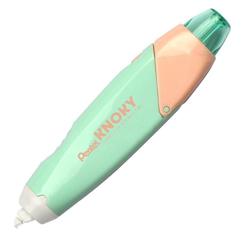 Pentel-Knoky-Korrekturroller-pastell-gruen-XZTT805K-WY-Druckmechanik-Mehrweg-kaufen-lafueliki