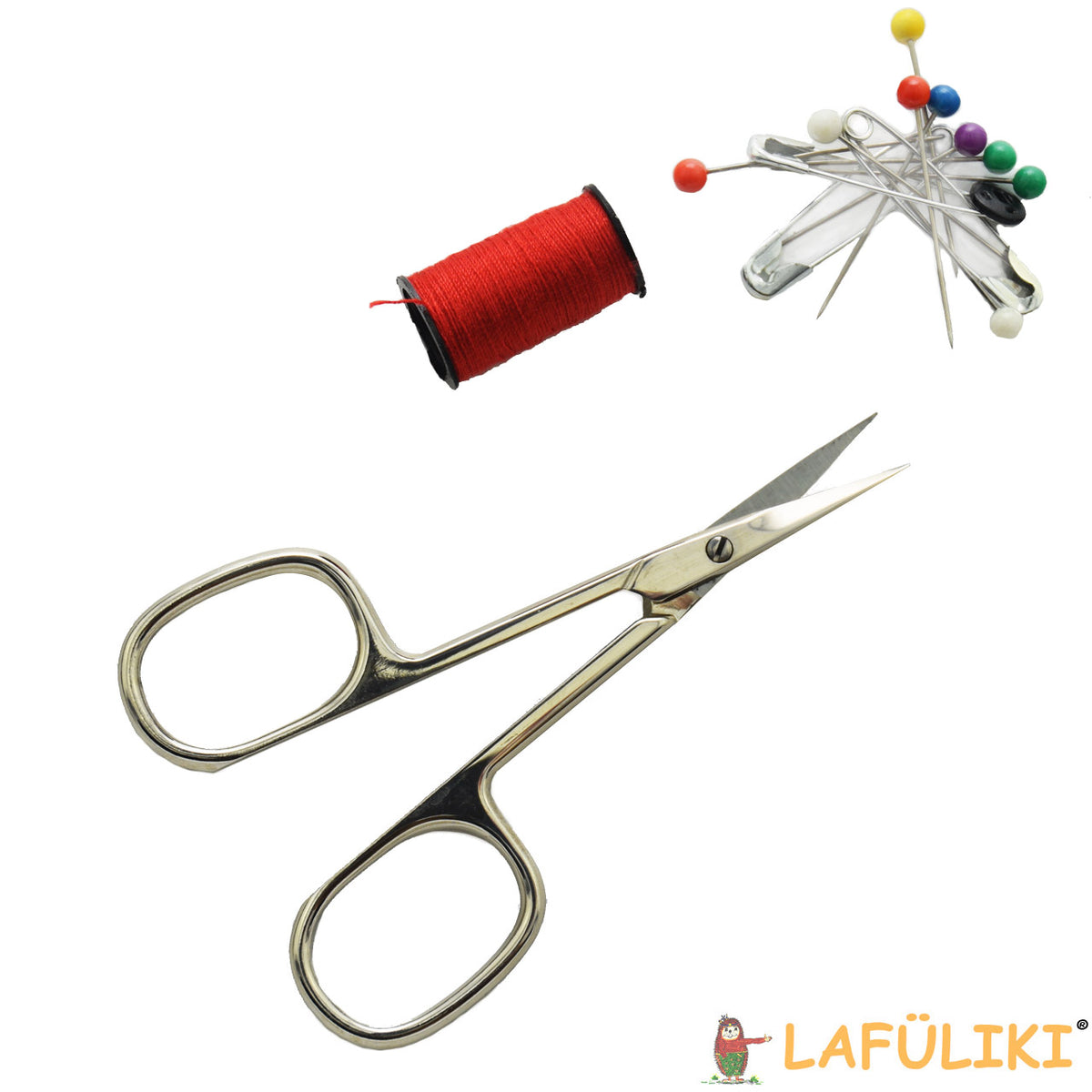 Stickschere / Fadenschere für Linkshänder gerade