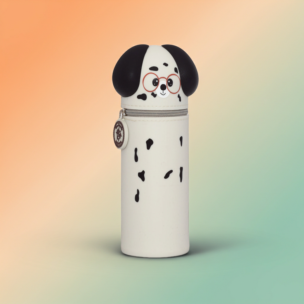 BELL TRADE Federmäppchen 2-in-1 aus Silikon - Dr. Dog