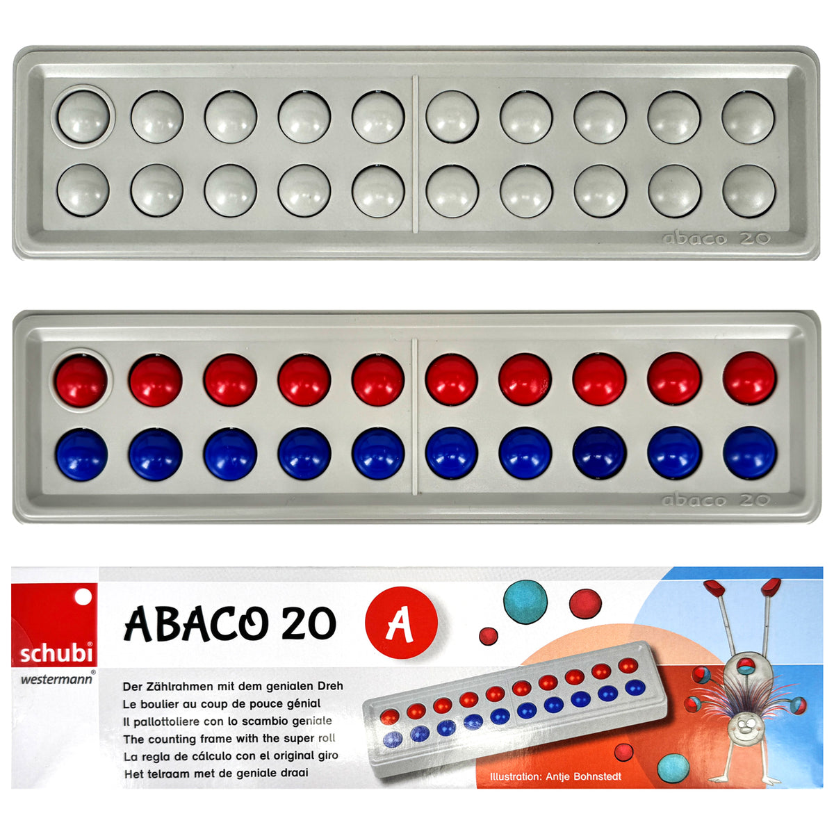 SCHUBI-Abaco-20-Modell-A-10-10-Kugeln-rot-blau-grau-online-kaufen-lafueliki