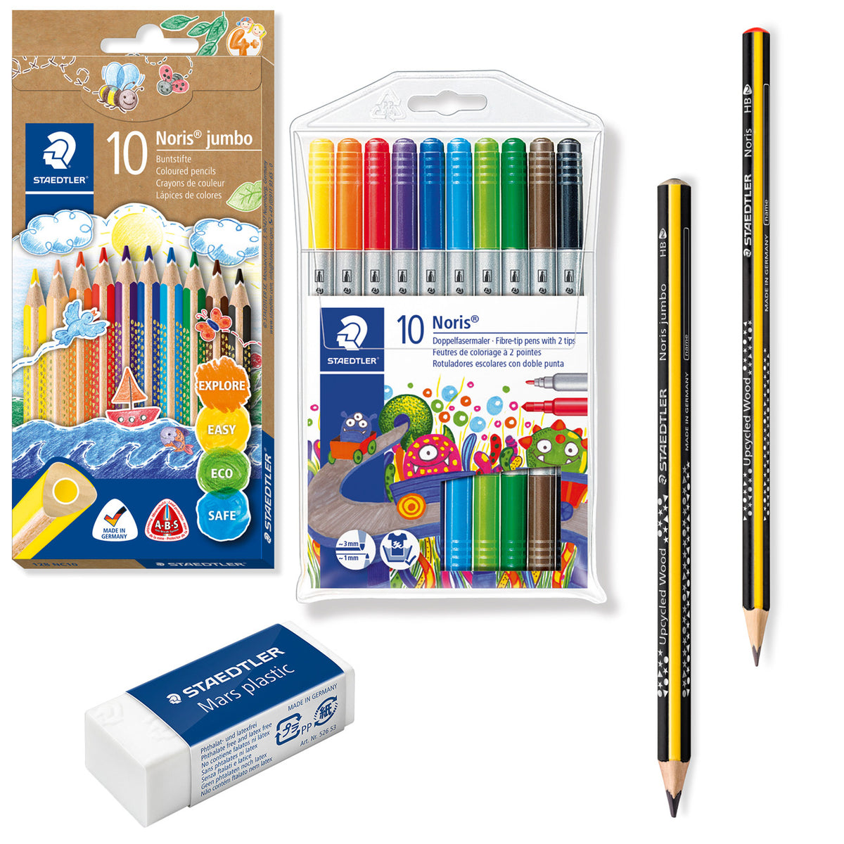 STAEDTLER-Noris-Grundausstattung-fuer-die-Federmappe-Schreibset-Malset-lafueliki