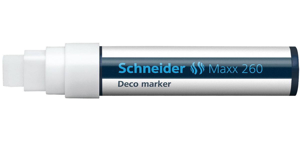 Schneider-Kreidemarker-Maxx-260-weiss-126049-ohne-kappe