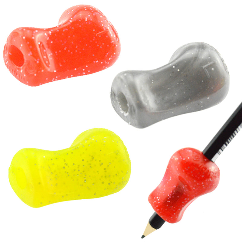 Schreibhilfe-Pencil-Grip-Stabigrip-3er-Set-mini-glitzer-rot-gelb-silber-online-kaufen-lafueliki