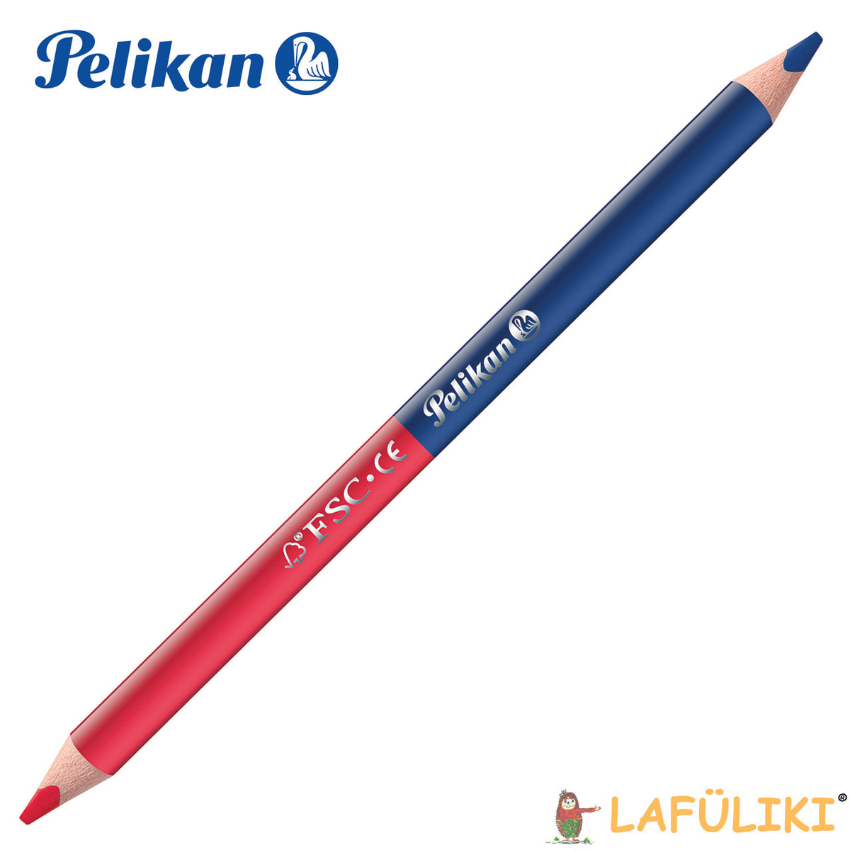 Silbentrennstift-Rot-Blau-dick-jumbo-dreieckig-pelikan-810838-lafueliki
