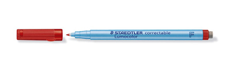 Staedtler-Lumocolor-Folienstift-305-F-rot
