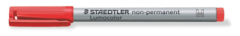 Staedtler-Lumocolor-non-permanent-Folienstift-rot-M