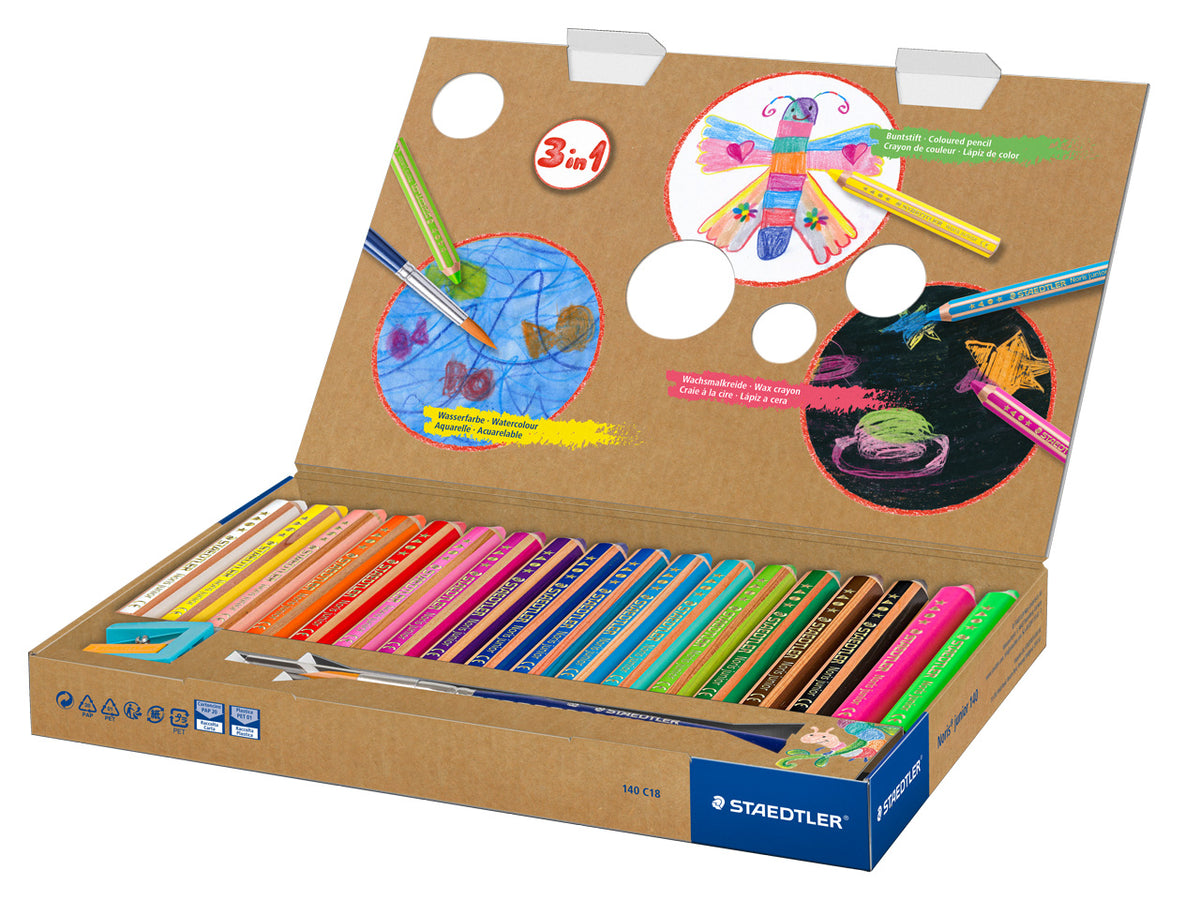 Staedtler-Noris-Junior-3in1-Kindermalstift-18er-Set-offen-140-C18-lafueliki