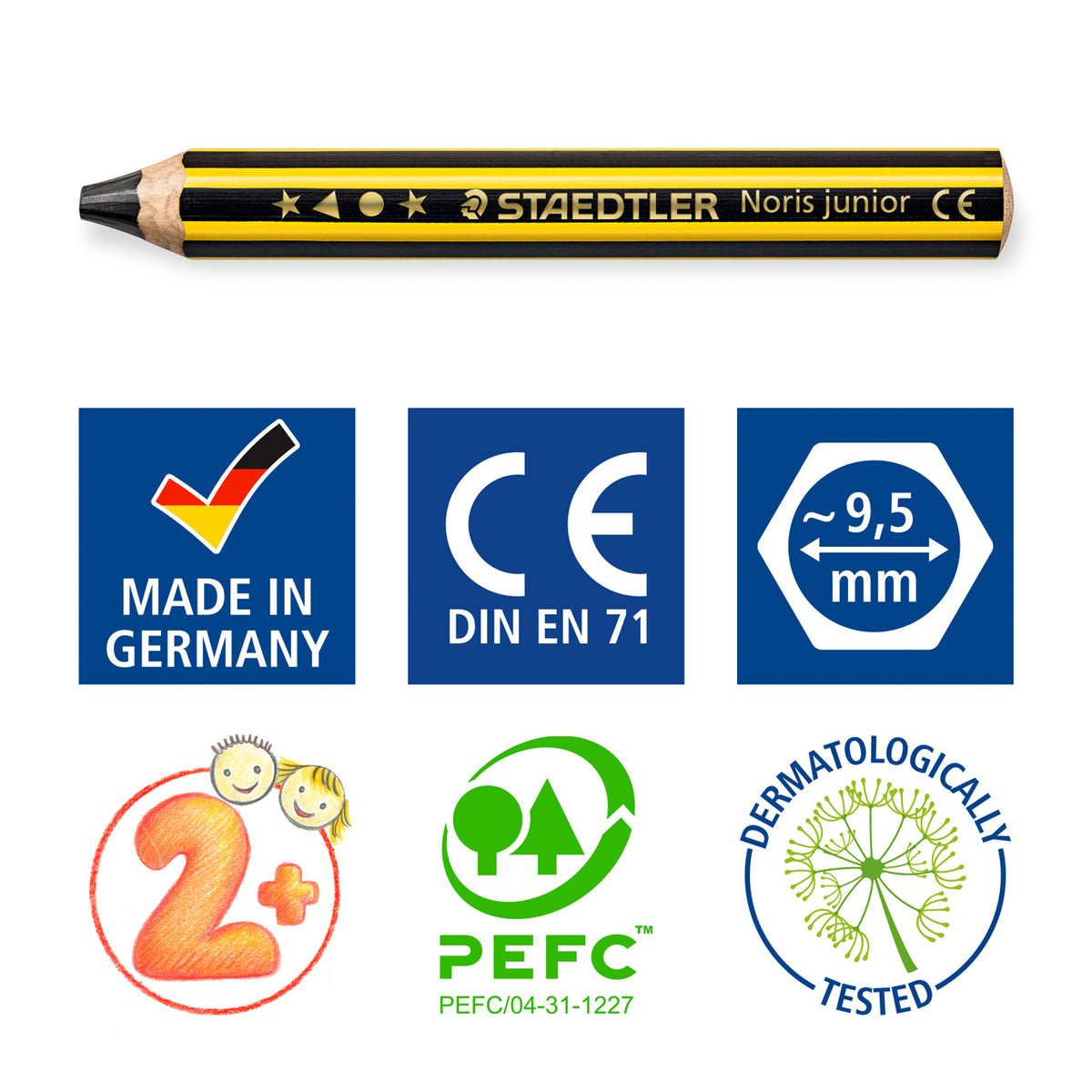 Staedtler-Noris-Junior-Kinderbleistift-141-2B-bleistift-ab-2-lafueliki