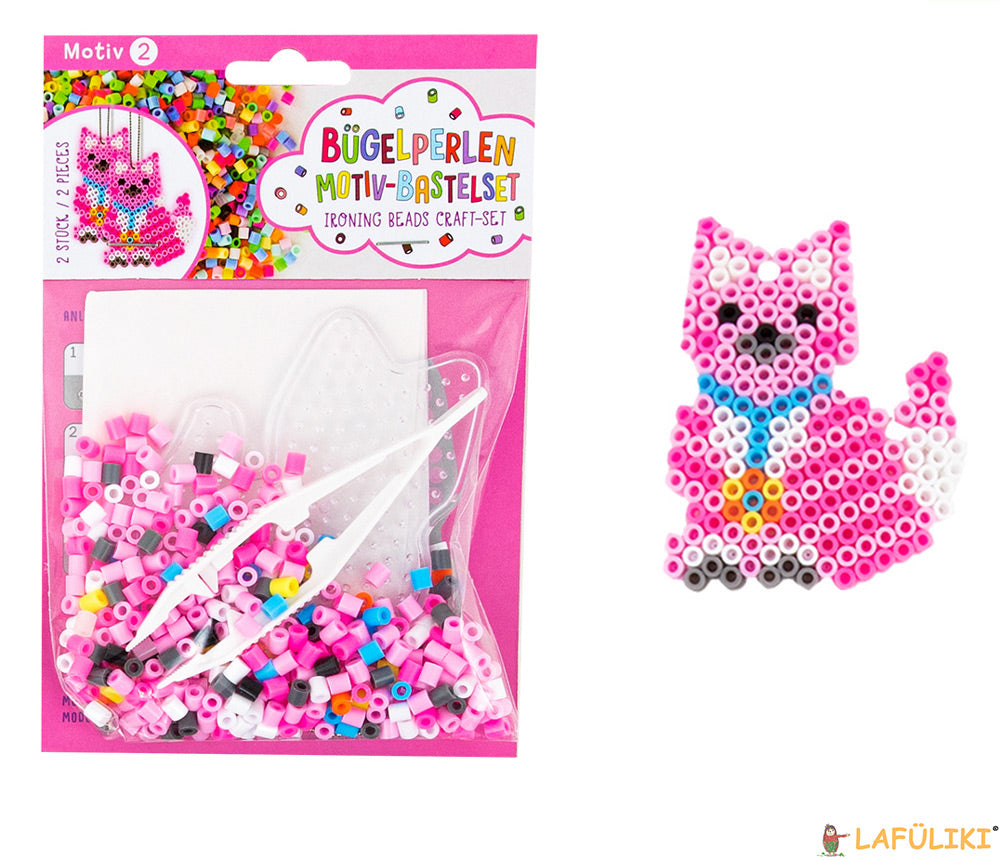 Trendhaus-Buegelperlen-Bastelset-Motiv-katze-953520-steckperlen-lafueliki